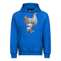 Cobalt Brahma Chicken Urban Hoodie - LillyAllenDesigns