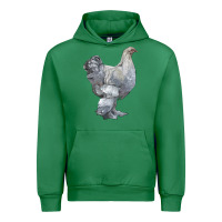 Emerald Brahma Chicken Urban Hoodie - LillyAllenDesigns