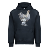 Navy Brahma Chicken Urban Hoodie - LillyAllenDesigns