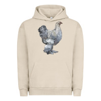 Pigment French Oak Brahma Chicken Urban Hoodie - LillyAllenDesigns