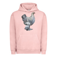 Pigment Salmon Brahma Chicken Urban Hoodie - LillyAllenDesigns