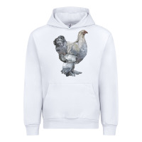 White Brahma Chicken Urban Hoodie - LillyAllenDesigns
