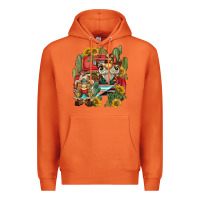 Carrot western gnome truck cactus sunflower Premium Hoodie - BarkalooDesign