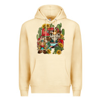 Pina Colada western gnome truck cactus sunflower Premium Hoodie - BarkalooDesign