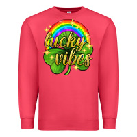 Cardinal Lucky vibes st. patricks day Premium Sweatshirt - Neo Western