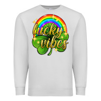 Lucky Vibes St. Patricks Day Premium Sweatshirt | Teevron