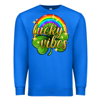 True Royal Lucky vibes st. patricks day Premium Sweatshirt - Neo Western