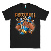 Black Football life afro girl sneakers Classic Tee - RanaPortraitStore