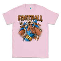 Bubblegum Pink Football life afro girl sneakers Classic Tee - RanaPortraitStore