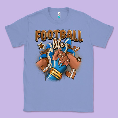 Football Life Afro Girl Sneakers Classic Tee Designed By Ranaportraitstore