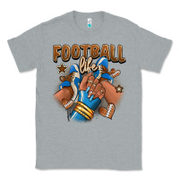 Heather Grey Football life afro girl sneakers Classic Tee - RanaPortraitStore