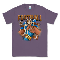 Lavender Football life afro girl sneakers Classic Tee - RanaPortraitStore