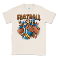 Natural Football life afro girl sneakers Classic Tee - RanaPortraitStore