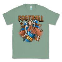Sage Football life afro girl sneakers Classic Tee - RanaPortraitStore