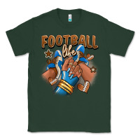 Sports Green Football life afro girl sneakers Classic Tee - RanaPortraitStore