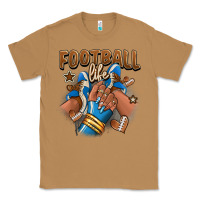 Toasted Coconut Football life afro girl sneakers Classic Tee - RanaPortraitStore