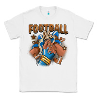 White Football life afro girl sneakers Classic Tee - RanaPortraitStore