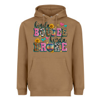 Toasted Coconut kinda boujee kinda broke Heavyweight Hoodie - Zillion Design Studio