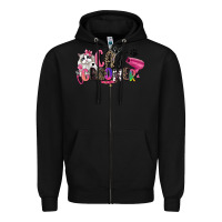 Black cat groomer Zipper Hoodie - Zillion Design Studio
