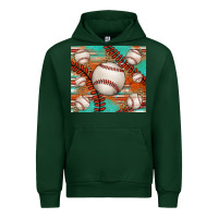 Forest Green baseball turquoise serape glitter tumbler Urban Hoodie - Jasminsmagicworld