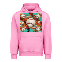 Fuchsia Pink baseball turquoise serape glitter tumbler Urban Hoodie - Jasminsmagicworld