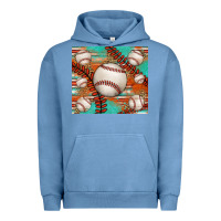 Pigment Pebble Blue baseball turquoise serape glitter tumbler Urban Hoodie - Jasminsmagicworld