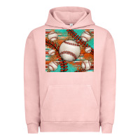Pigment Salmon baseball turquoise serape glitter tumbler Urban Hoodie - Jasminsmagicworld