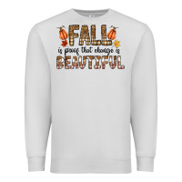 Dove Grey Fall Premium Sweatshirt - CowhideDigitalArt