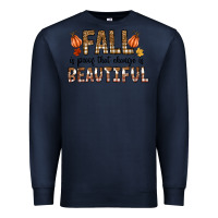 Navy Fall Premium Sweatshirt - CowhideDigitalArt