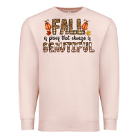 Pale Pink Fall Premium Sweatshirt - CowhideDigitalArt