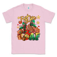 Bubblegum Pink Festive af Christmas black girl sneakers Classic Tee - RanaPortraitStore