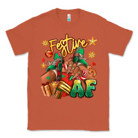 Copper Festive af Christmas black girl sneakers Classic Tee - RanaPortraitStore