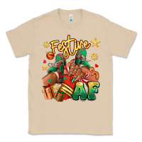 Mushroom Festive af Christmas black girl sneakers Classic Tee - RanaPortraitStore