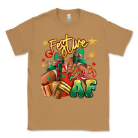 Toasted Coconut Festive af Christmas black girl sneakers Classic Tee - RanaPortraitStore