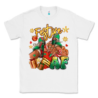 White Festive af Christmas black girl sneakers Classic Tee - RanaPortraitStore