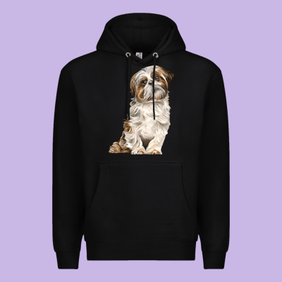 Shih Tzu Dog Premium Hoodie Designed By Lillyallendesigns