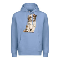Colony Blue Shih Tzu Dog Premium Hoodie - LillyAllenDesigns
