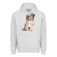 Dove Grey Shih Tzu Dog Premium Hoodie - LillyAllenDesigns