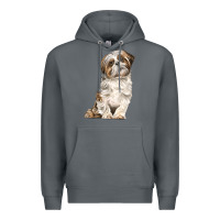 Rock Shih Tzu Dog Premium Hoodie - LillyAllenDesigns