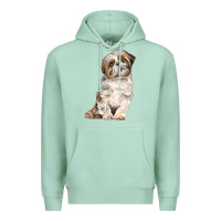 Seafoam Shih Tzu Dog Premium Hoodie - LillyAllenDesigns