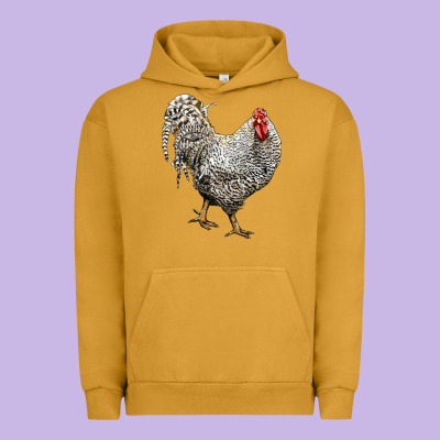 Dominique Rooster Urban Hoodie Designed By Lillyallendesigns