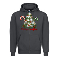Smoke Merry Christmas Volleyball Zipper Hoodie - RanaPortraitStore