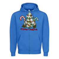 True Royal Merry Christmas Volleyball Zipper Hoodie - RanaPortraitStore