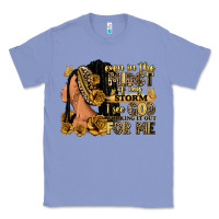 Colony Blue Even in the midst of my storm afro woman Classic Tee - RanaPortraitStore