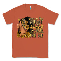 Copper Even in the midst of my storm afro woman Classic Tee - RanaPortraitStore