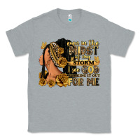 Heather Grey Even in the midst of my storm afro woman Classic Tee - RanaPortraitStore