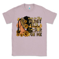 Lilac Even in the midst of my storm afro woman Classic Tee - RanaPortraitStore
