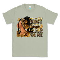 Matcha Even in the midst of my storm afro woman Classic Tee - RanaPortraitStore