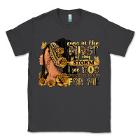 Smoke Even in the midst of my storm afro woman Classic Tee - RanaPortraitStore