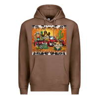 Chestnut western gnome truck Premium Hoodie - BarkalooDesign